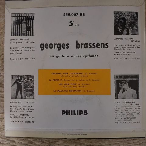 Georges Brassens – 3e Série 45LİK PLAK
