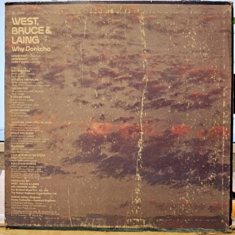 West, Bruce & Laing – Why Dontcha LP PLAK