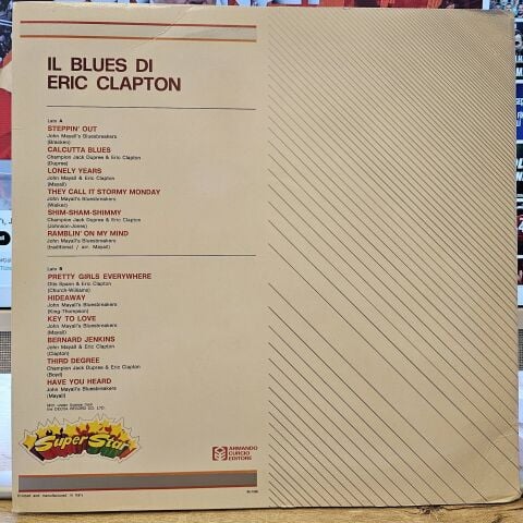 Eric Clapton – Il Blues Di Eric Clapton LP PLAK