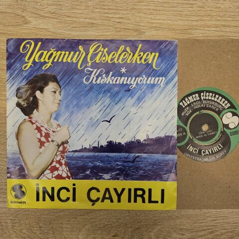 İNCİ ÇAYIRLI - YAĞMUR KARA KARA GÖZLER 45LİK PLAK