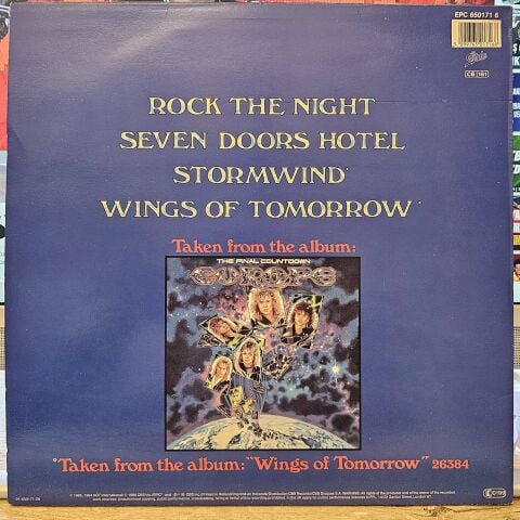 Europe – Rock The Night LP PLAK