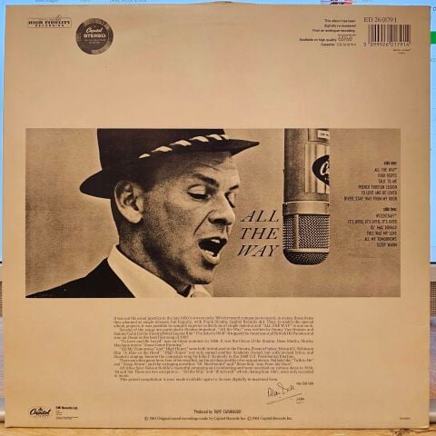 Frank Sinatra – All The Way LP PLAK