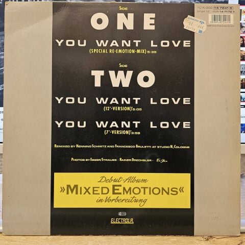 Mixed Emotions – You Want Love (Maria, Maria...) (Special Re-Emotion-Mix) LP PLAK