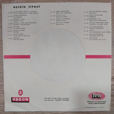 Nesrin Sipahi – Fakir Bir Şairim / İzmirlim 45LİK PLAK