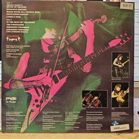 Mama's Boys – Mama's Boys LP PLAK