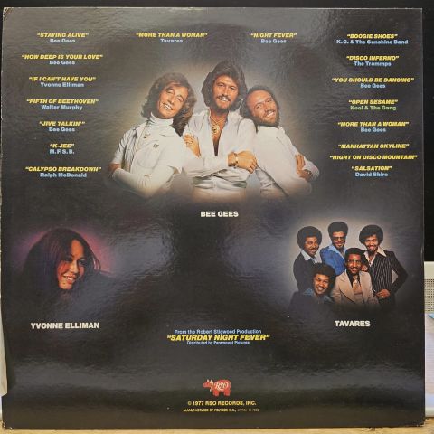 Various – Saturday Night Fever (The Original Movie Sound Track) LP PLAK