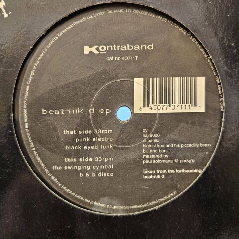 Various – Beat-nik D EP LP PLAK