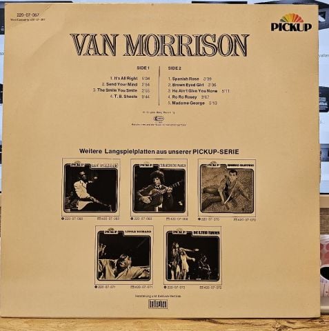 Van Morrison – Van Morrison LP PLAK