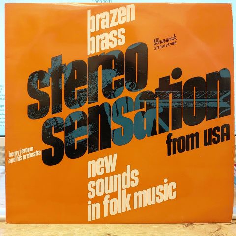 Henry Jerome And His Orchestra – Brazen Brass New Sounds In Folk Music LP PLAK