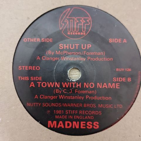 Madness – Shut Up 45LİK PLAK