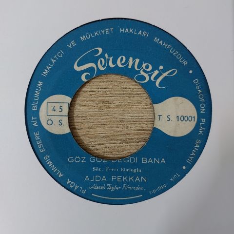 Ö.Serengil, Ajda Pekkan – Abidik Gubidik Twist / Göz Göz Değdi Bana 45LİK PLAK