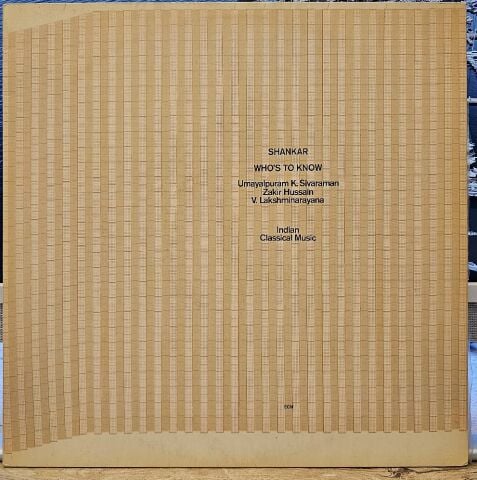 Shankar – Who's To Know LP PLAK