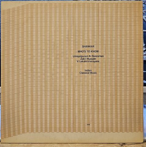 Shankar – Who's To Know LP PLAK