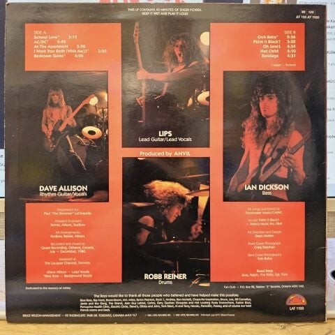 Anvil – Hard 'N' Heavy LP PLAK