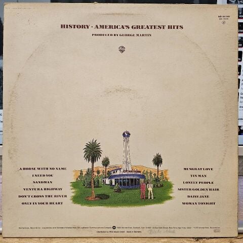 America – History · America's Greatest Hits LP PLAK
