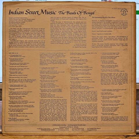 The Bauls Of Bengal – Indian Street Music LP PLAK