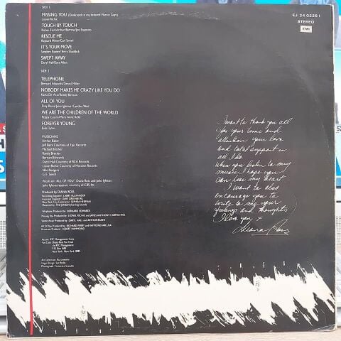 DIANA ROSS - SWEPT AWAY LP PLAK