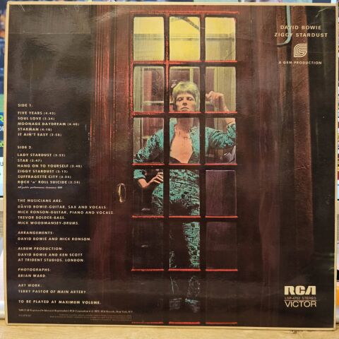 David Bowie – The Rise And Fall Of Ziggy Stardust And The Spiders From Mars LP PLAK