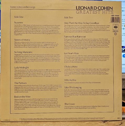 Leonard Cohen – Greatest Hits LP PLAK