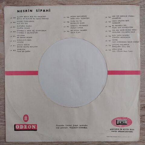 Nesrin Sipahi – Ellerim Böyle Boş Mu Kalacaktı / Böyle Mi Olacaktı Bu Aşkın Hikayesi 45LİK PLAK
