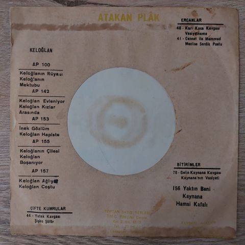 KELOĞLAN 45LİK PLAK
