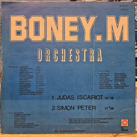 Boney. M Orchestra – Boney. M Orchestra LP PLAK