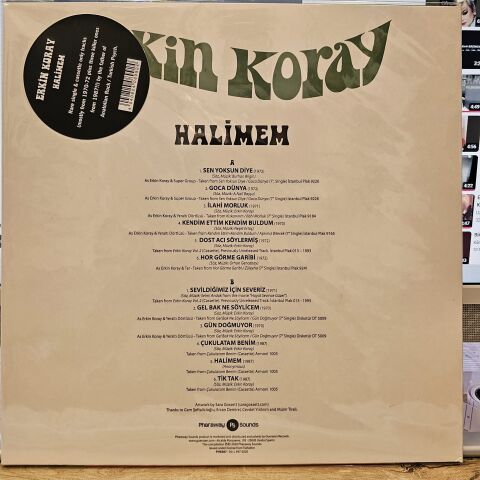 Erkin Koray – Halimem LP PLAK