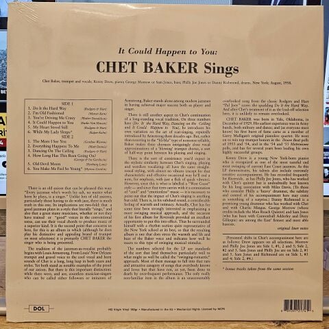 Chet Baker – It Could Happen To You - Chet Baker Sings LP PLAK
