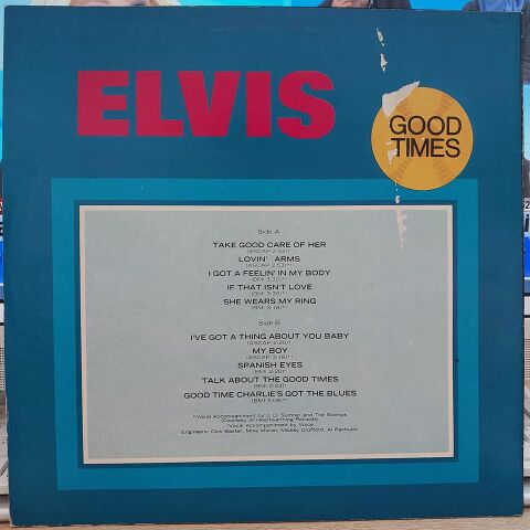 Elvis Presley – Good Times LP PLAK