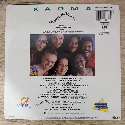 Kaoma – Lambada 45LİK PLAK