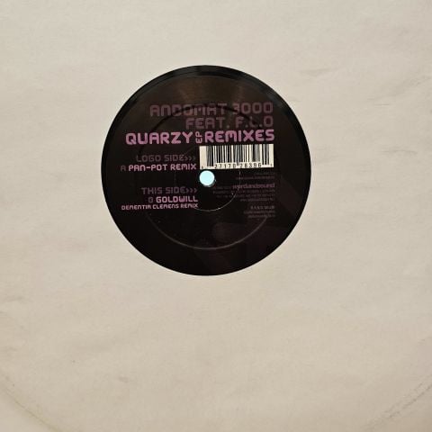 Andomat 3000 Feat. F.L.O – Quarzy E.P. Remixes LP PLAK