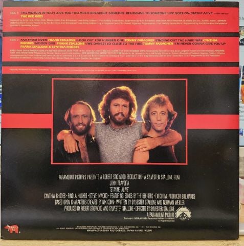 Various – The Original Motion Picture Soundtrack - Staying Alive LP PLAK