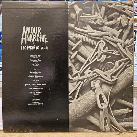 Léo Ferré – Amour, Anarchie - Ferré 70 Vol. 2 LP PLAK