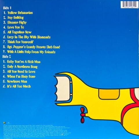 The Beatles – Yellow Submarine Songtrack LP PLAK
