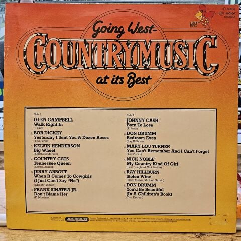 Various – Going West- Country Music At Its Best - Vol.Ii LP PLAK