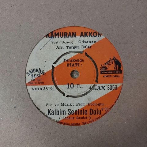 KAMURAN AKKOR - HAYAT GEÇMEZ BOŞ YERE 45LİK PLAK
