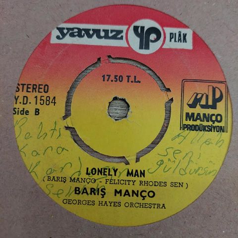 BARIŞ MANÇO NİCK THE CHOPPER 45LİK PLAK