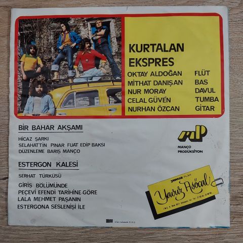 Barış Manço – Bir Bahar Akşamı / Estergon Kalesi 45LİK PLAK