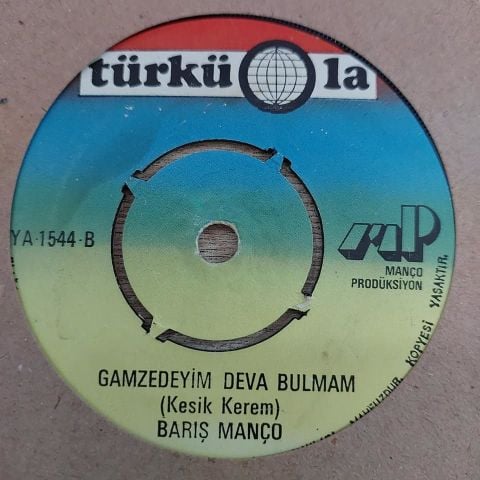 BARIŞ MANÇO - ÖLÜM ALLAHIN EMRİ 45LİK PLAK