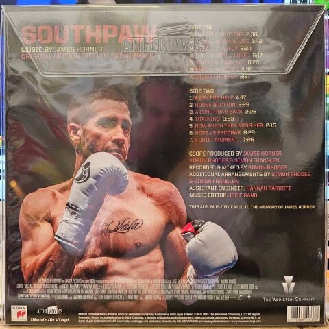 James Horner – Southpaw (Original Motion Picture Soundtrack) LP PLAK