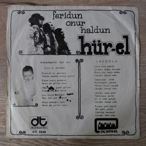 Üç Hür-El – Lazoğlu / Gül'e Ninni 45LİK PLAK