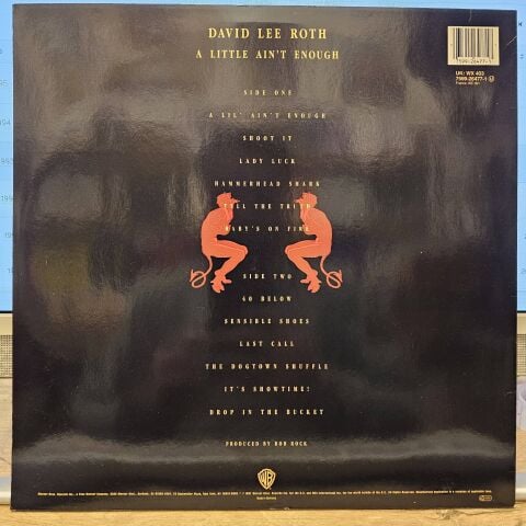 David Lee Roth – A Little Ain't Enough LP PLAK