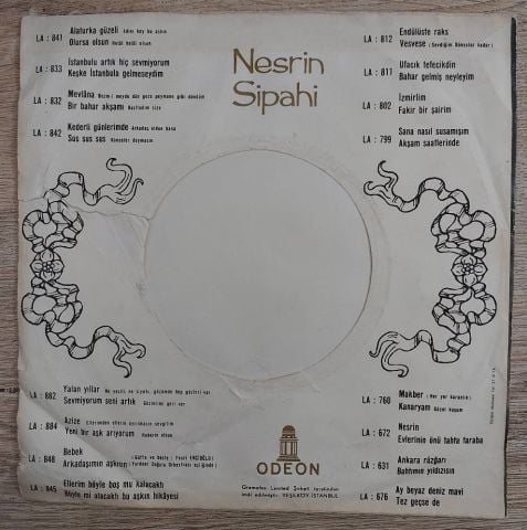 Nesrin Sipahi – Kederli Günlerimde / Sus Sus Sus 45LİK PLAK