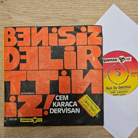 Cem Karaca – Beni Siz Delirttiniz / Niyazi 45LİK PLAK