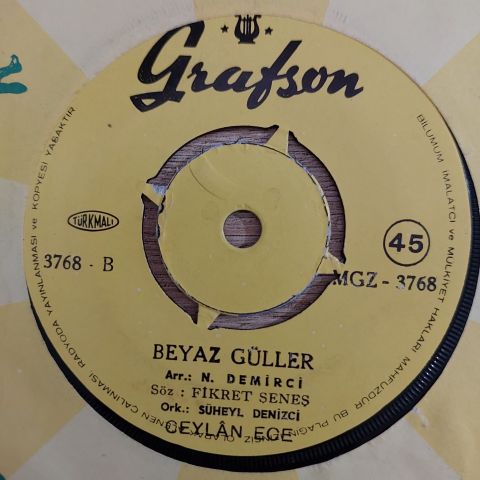Ceylan Ece – İstersen / Beyaz Güller 45LİK PLAK
