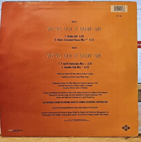 Backstreet Boys – We've Got It Goin' On LP PLAK
