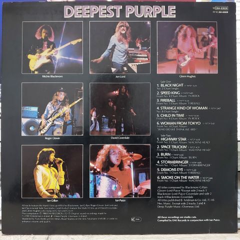 Deep Purple – Deepest Purple : The Very Best Of Deep Purple LP PLAK