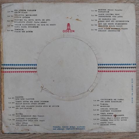 Nesrin Sipahi – Bakışların Dolu Kin / Çatılmış Kaşlarınla 45LİK PLAK