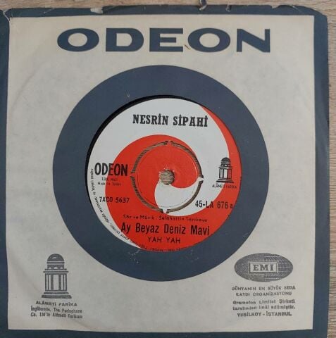 Nesrin Sipahi – Tez Geçsede / Ay Beyaz Deniz Mavi 45LİK PLAK