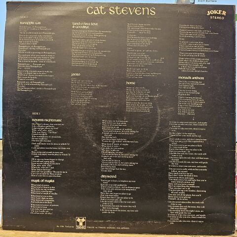 Cat Stevens – Numbers LP PLAK